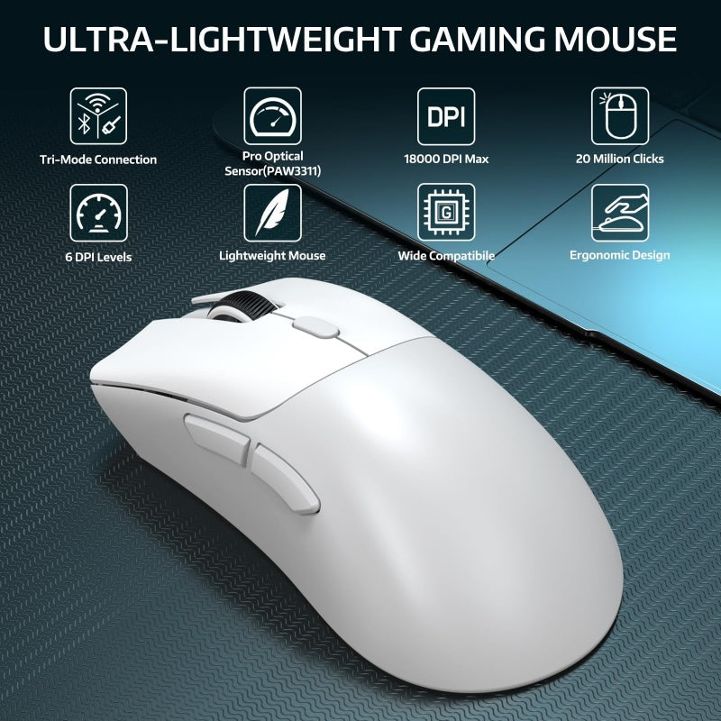 Attack Shark R1 Bezprzewodowa Mysz Gamingowa