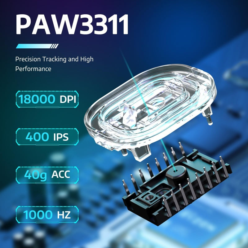Attack Shark R1 Bezprzewodowa Mysz Gamingowa